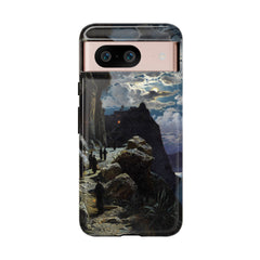 Monks Walk to the Mountain Monastery of Athos | Hermann Corrodi | 1905