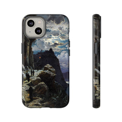 Monks Walk to the Mountain Monastery of Athos | Hermann Corrodi | 1905