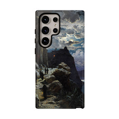 Monks Walk to the Mountain Monastery of Athos | Hermann Corrodi | 1905