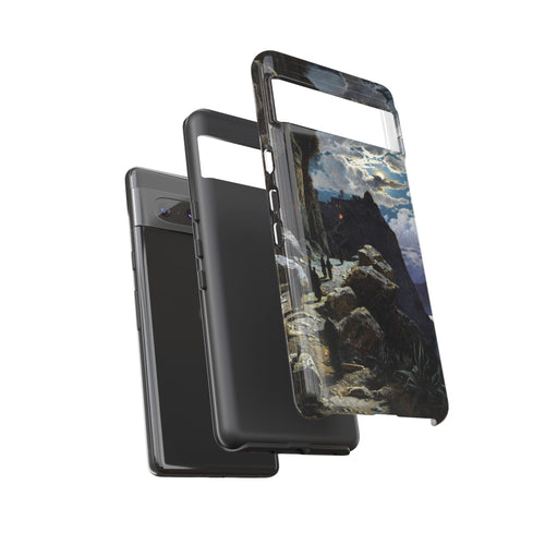 Monks Walk to the Mountain Monastery of Athos | Hermann Corrodi | 1905