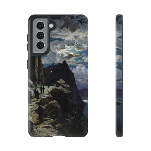 Monks Walk to the Mountain Monastery of Athos | Hermann Corrodi | 1905