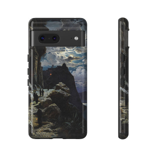 Monks Walk to the Mountain Monastery of Athos | Hermann Corrodi | 1905