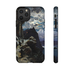 Monks Walk to the Mountain Monastery of Athos | Hermann Corrodi | 1905