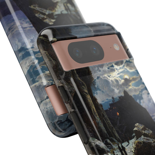 Monks Walk to the Mountain Monastery of Athos | Hermann Corrodi | 1905