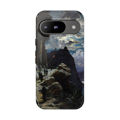 Monks Walk to the Mountain Monastery of Athos | Hermann Corrodi | 1905