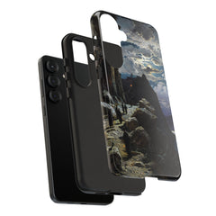 Monks Walk to the Mountain Monastery of Athos | Hermann Corrodi | 1905