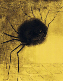 Die lächelnde Spinne | Odilon Redon | 1887