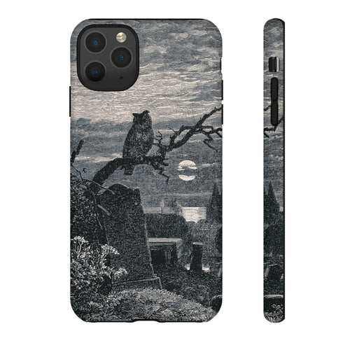 Graveyard at Night with Owl | Robert Paterson | 1875