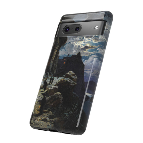 Monks Walk to the Mountain Monastery of Athos | Hermann Corrodi | 1905