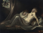 Inkubus verlässt zwei Frauen | Heinrich Füssli | 1780