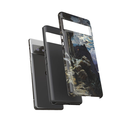 Monks Walk to the Mountain Monastery of Athos | Hermann Corrodi | 1905