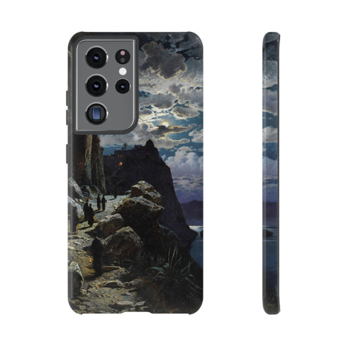 Monks Walk to the Mountain Monastery of Athos | Hermann Corrodi | 1905