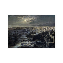 View of Bethlehem at Night | Josef Langl | 19th Century