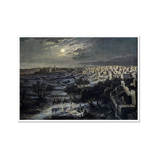 View of Bethlehem at Night | Josef Langl | 19th Century