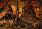 An Angel Leading a Soul into Hell | Follower of Hieronymus Bosch | 16th Century