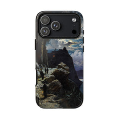 Monks Walk to the Mountain Monastery of Athos | Hermann Corrodi | 1905