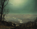 Moonlight Wharfedale | John Atkinson Grimshaw | 1870