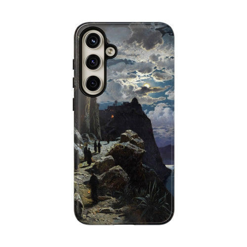 Monks Walk to the Mountain Monastery of Athos | Hermann Corrodi | 1905