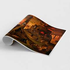 An Angel Leading a Soul into Hell | Follower of Hieronymus Bosch | 16th Century
