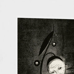 The Marsh Flower, a Sad Human Head | Odilon Redon | 1885