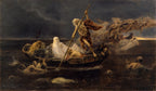The Barque of Charon | José Benlliure y Gil