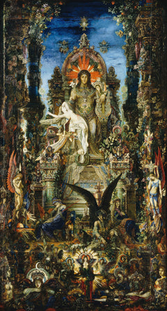 Jupiter and Semele | Gustave Moreau | 1894