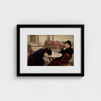 The Demon – black mounted landscape frame, head-on view