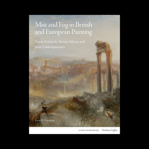 Mist and Fog in British and European Painting — original book cover on a black background