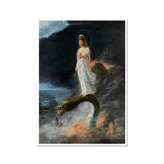 Guanyin chevauchant le dragon | Harada Naojiro | 1890