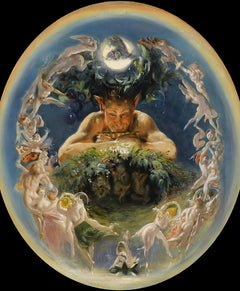 Le Faune et les Fées | Daniel Maclise | 1834