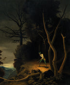 Paysage forestier avec un chasseur | Franz Sedlacek | 1928