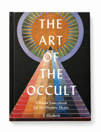 Front cover with a radiant, geometric occult illustration — The Art of the Occult: A Visual Sourcebook for the Modern Mystic.