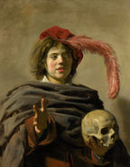 Young Man with a Skull | Frans Hals | 1626