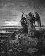 Jacob Wrestles with the Angel | Gustave Doré | 1873