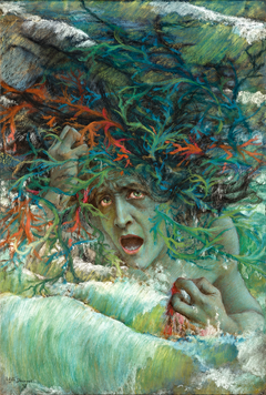 Méduse | Lucien Lévy-Dhurmer | 1897