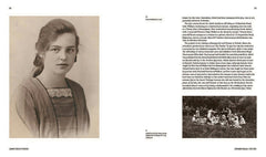 Interior spread featuring a portrait photograph of Emmy Bridgwater — Surrealism of Angst: Emmy Bridgwater.