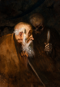 The Old Man and Death II | Ladislav Mednyánszky | 1895