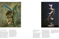 Interior spread with two winged fantasy creatures — The Art of Fantasy: A Visual Sourcebook of All That Is Unreal.