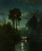 The Water Party | Thomas Moran | 1862