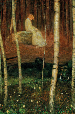 Princess and Dragon | Friedrich König | 1900