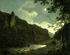 Dovedale by Moonlight | Joseph Wright of Derby | 1785