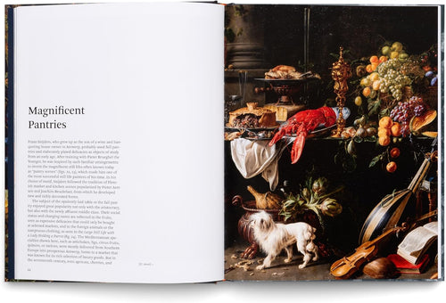Interior spread with an abundant fruit-and-flower still life — Still Life: Timeless Beauty.