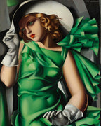 Junges Mädchen in Grün | Tamara de Lempicka | 1931