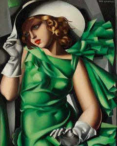 Junges Mädchen in Grün | Tamara de Lempicka | 1931