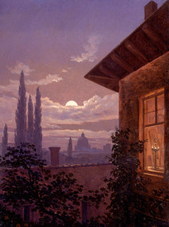 St. Peter's Basilica by Moonlight | Carl Gustav Carus | 1833