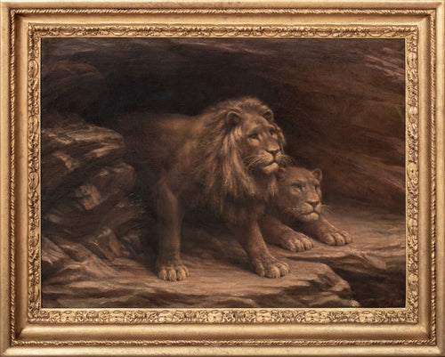 Étude de lions | MC Fehr | XVIIIe / XIXe siècle