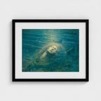 The Death of Orpheus – black mounted landscape frame, head-on Prodigi view