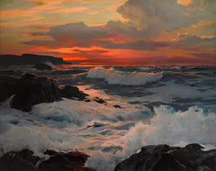 The Setting Sun | Frederick Judd Waugh | 19th Century