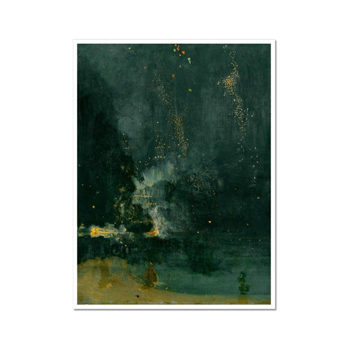 Nocturne en noir et or - La chute de la fusée | James Abbott McNeill Whistler | 1875