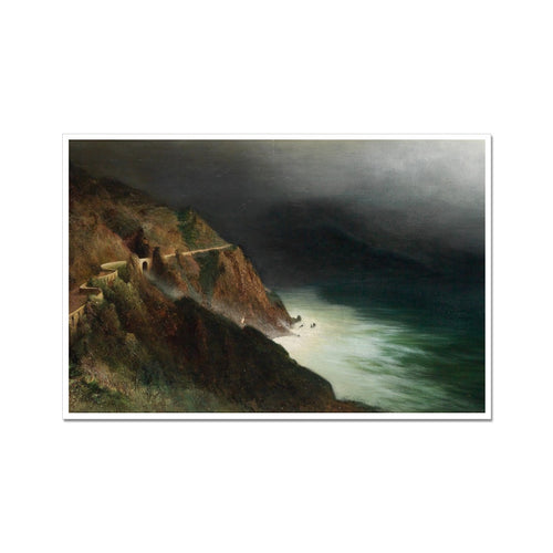 Coastal Road Near Sorrento, Amalfi | Karl Wilhelm Diefenbach | 1911